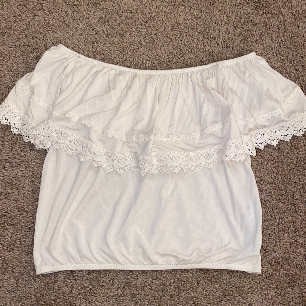 Hollister Off-the-Shoulder Peasant Top